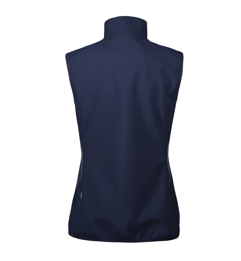ID Funktionel softshell-vest, dame-Navy