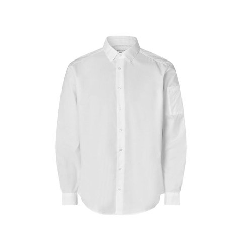 SEVEN SEAS Poplin stretch-Hvid