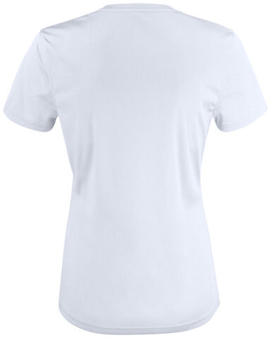 CLIQUE Basic Active-T, Dame, Spun Dyed-Hvid