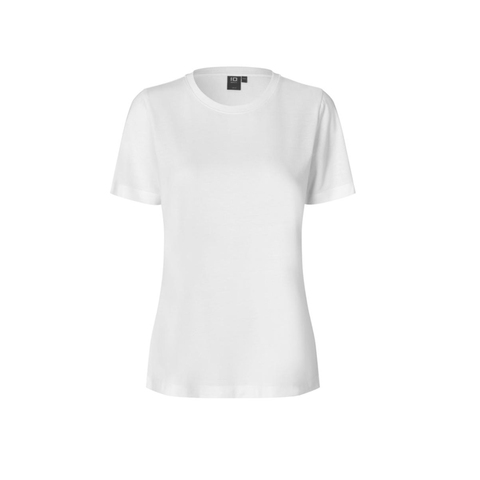Ease T-shirt Lyocell, Dame-Hvid
