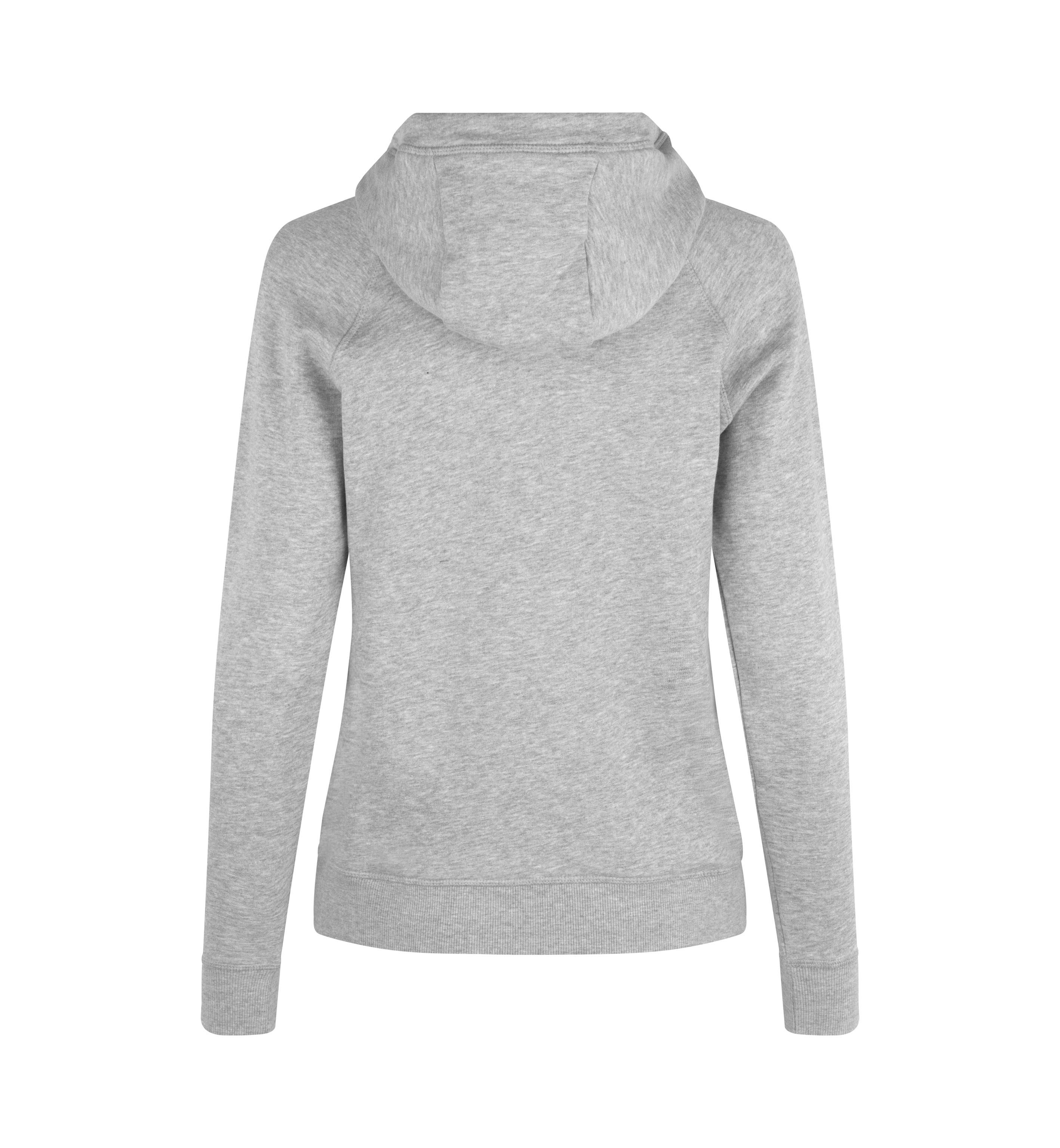ID Core Full Zip  Hoodie, dame-Grå melange