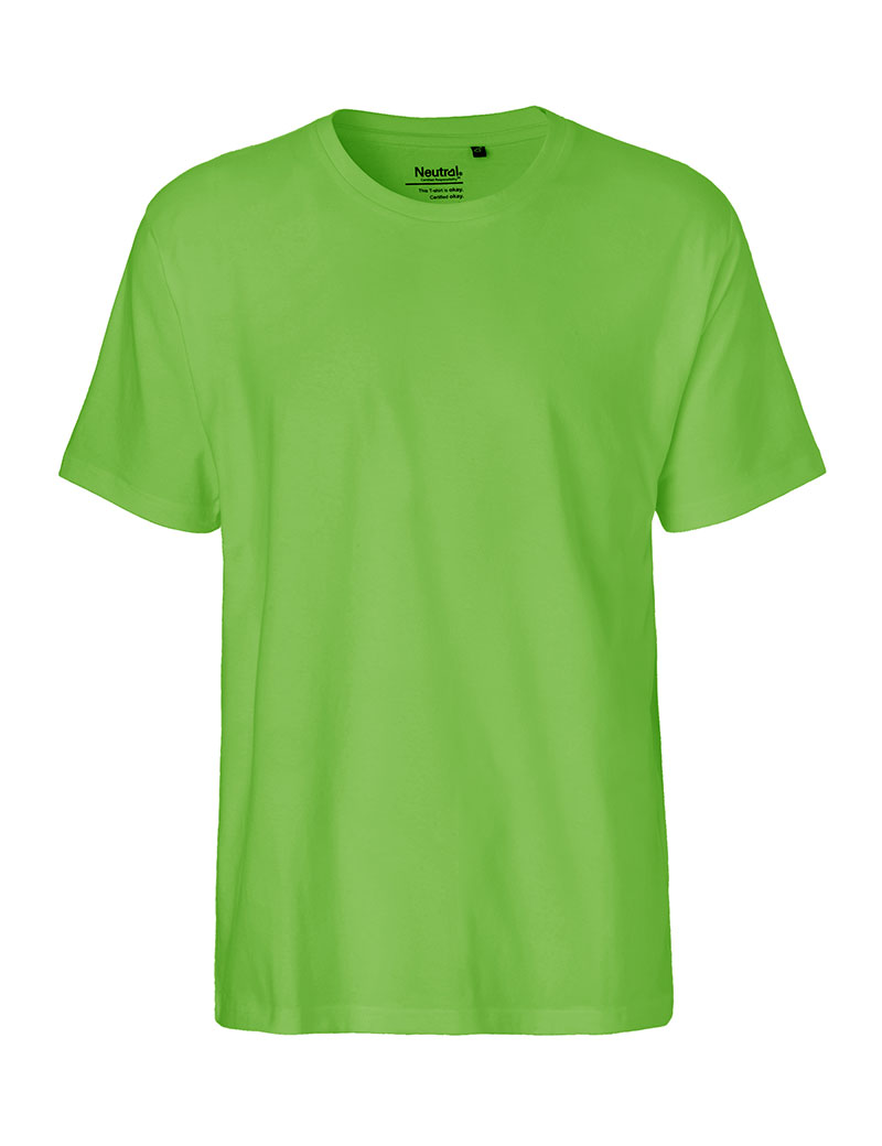 NEUTRAL Classic T-shirt, 100% Økologisk Fairtrade Bomuld-Lime