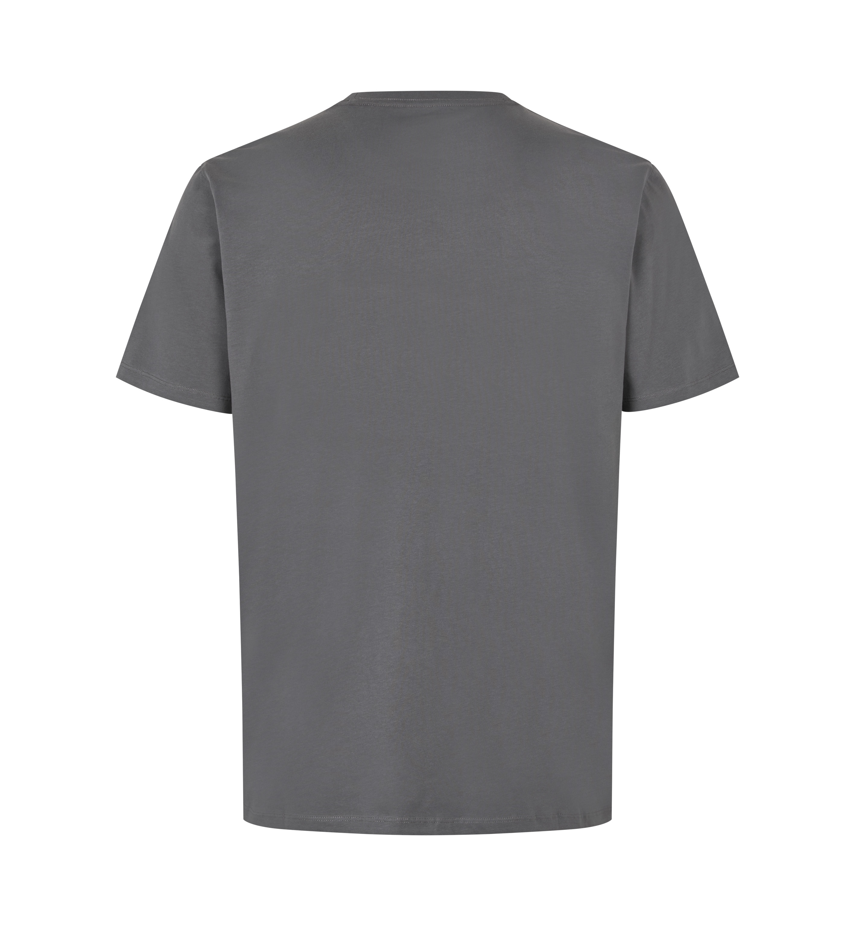 ID Økologisk O-hals T-shirt, herre-Grå