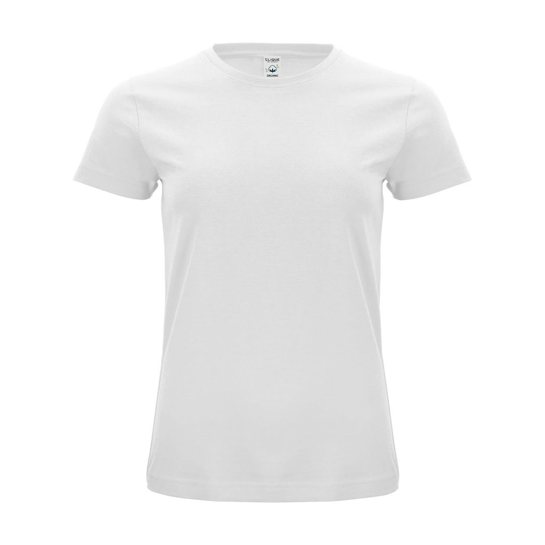 CLIQUE Classic OC-T Dame - Øko Bomuld-Hvid