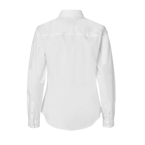 SEVEN SEAS Poplin stretch, Dame-Hvid