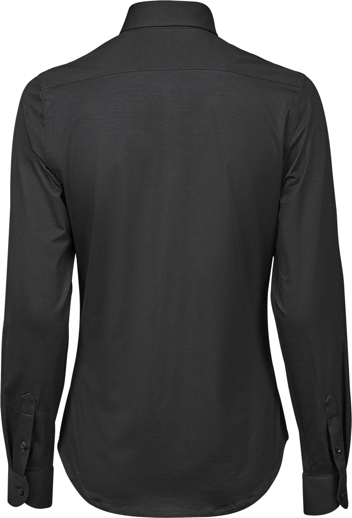 TEE JAYS Active Stretch Skjorte, Dame-Sort