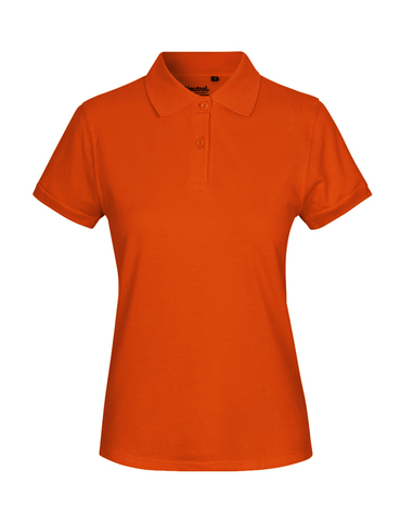 NEUTRAL Classic  Dame Polo, 100% Økologisk Fairtrade Bomuld-Orange