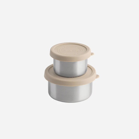 AYA&IDA Snack bøtter, 100 ml & 200 ml-Cream Beige