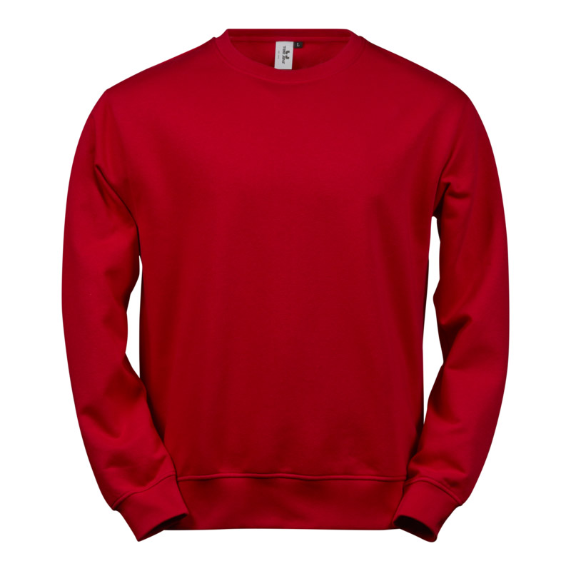 TEE JAYS Power Sweatshirt - Økologisk-Rød