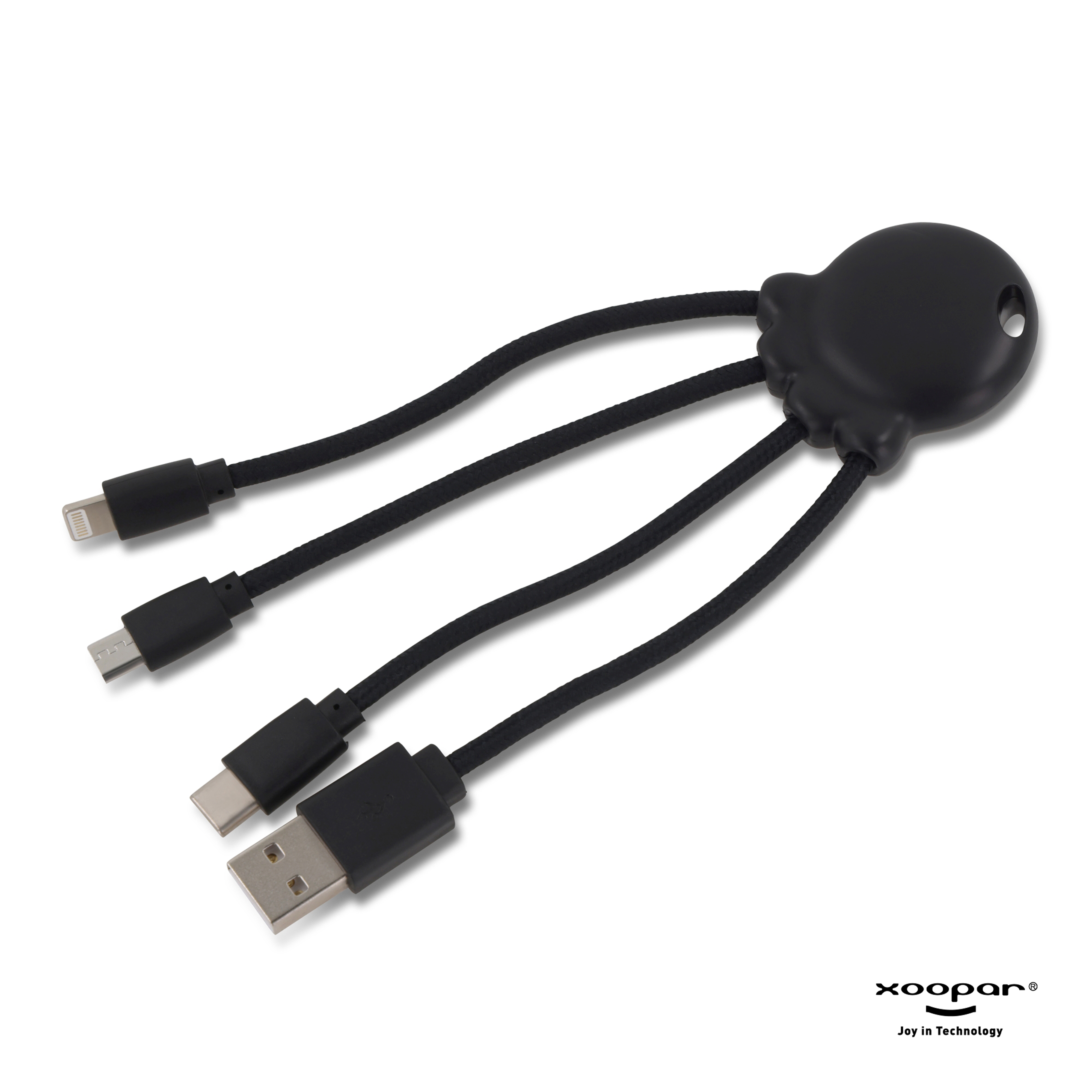 Xoopar Octopus Charging cable - rPet-Sort