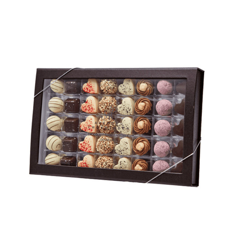 Klassisk æske 40 stk. blandet dessertchokolade og konfekt.