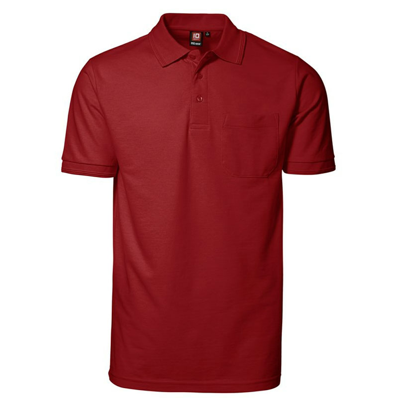 ID Pro Wear Poloshirt - Lomme-Rød