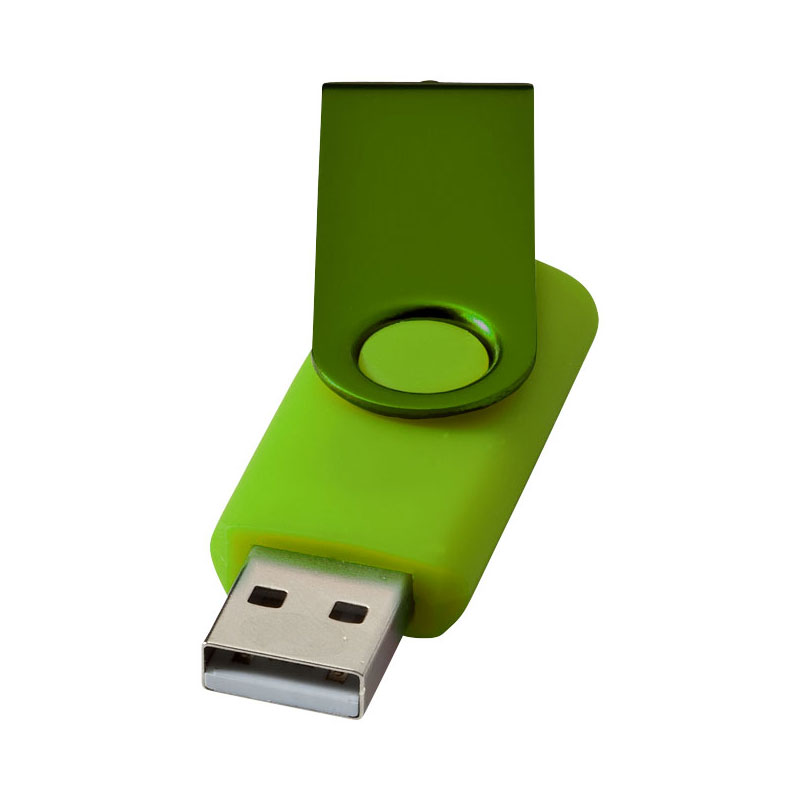 Rotate Metallic USB 2 GB-Grøn