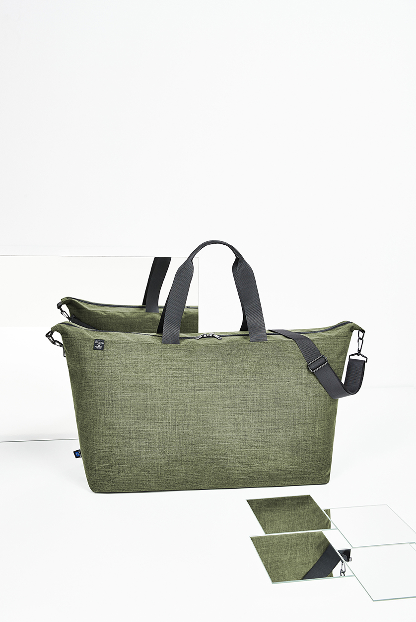 HALFAR Sports/Rejsetaske - rPET-Flaskegrøn