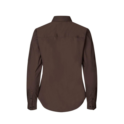 SEVEN SEAS Poplin stretch, Dame-Mocca