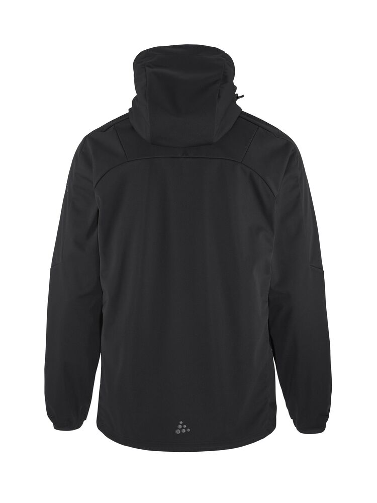 CRAFT CORE Explore Softshell, Herre - Rpet-Sort