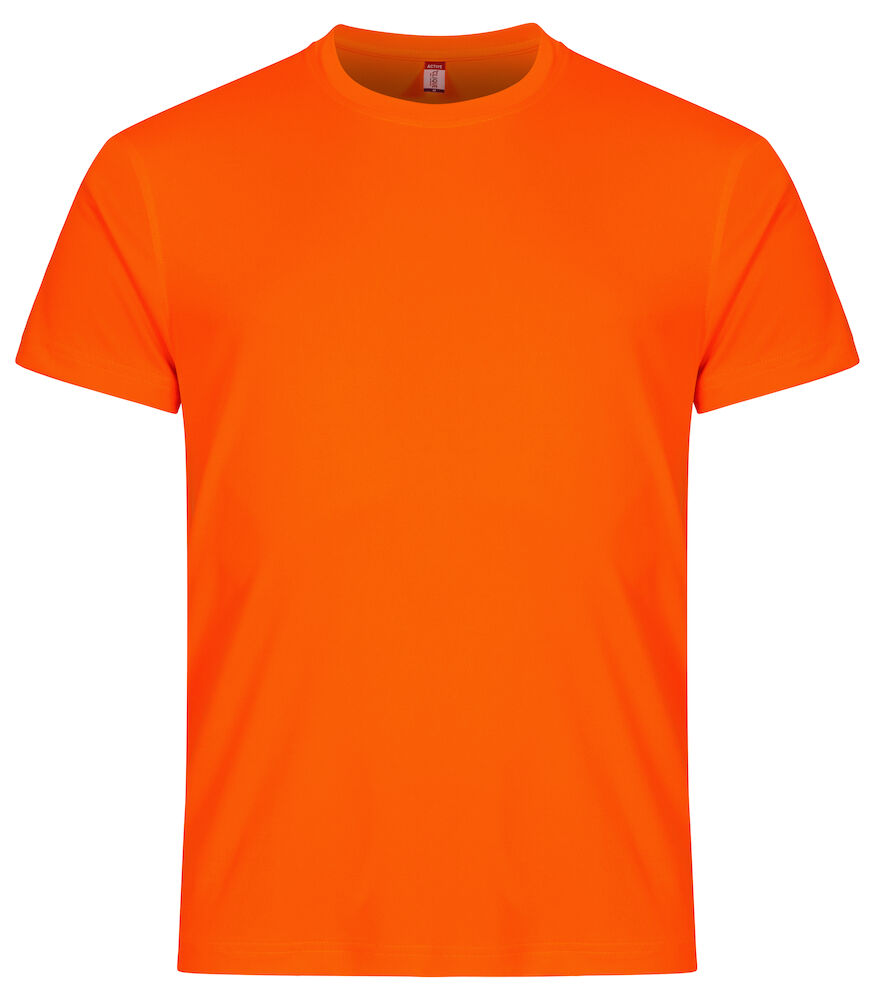 CLIQUE Basic Active-T, Herre - Spun Dyed-Orange