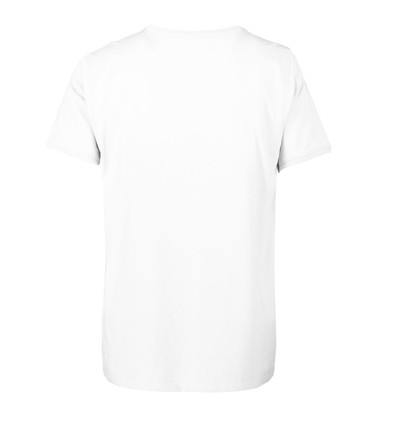 ID PRO wear CARE O-hals T-shirt, herre - RPET-Hvid