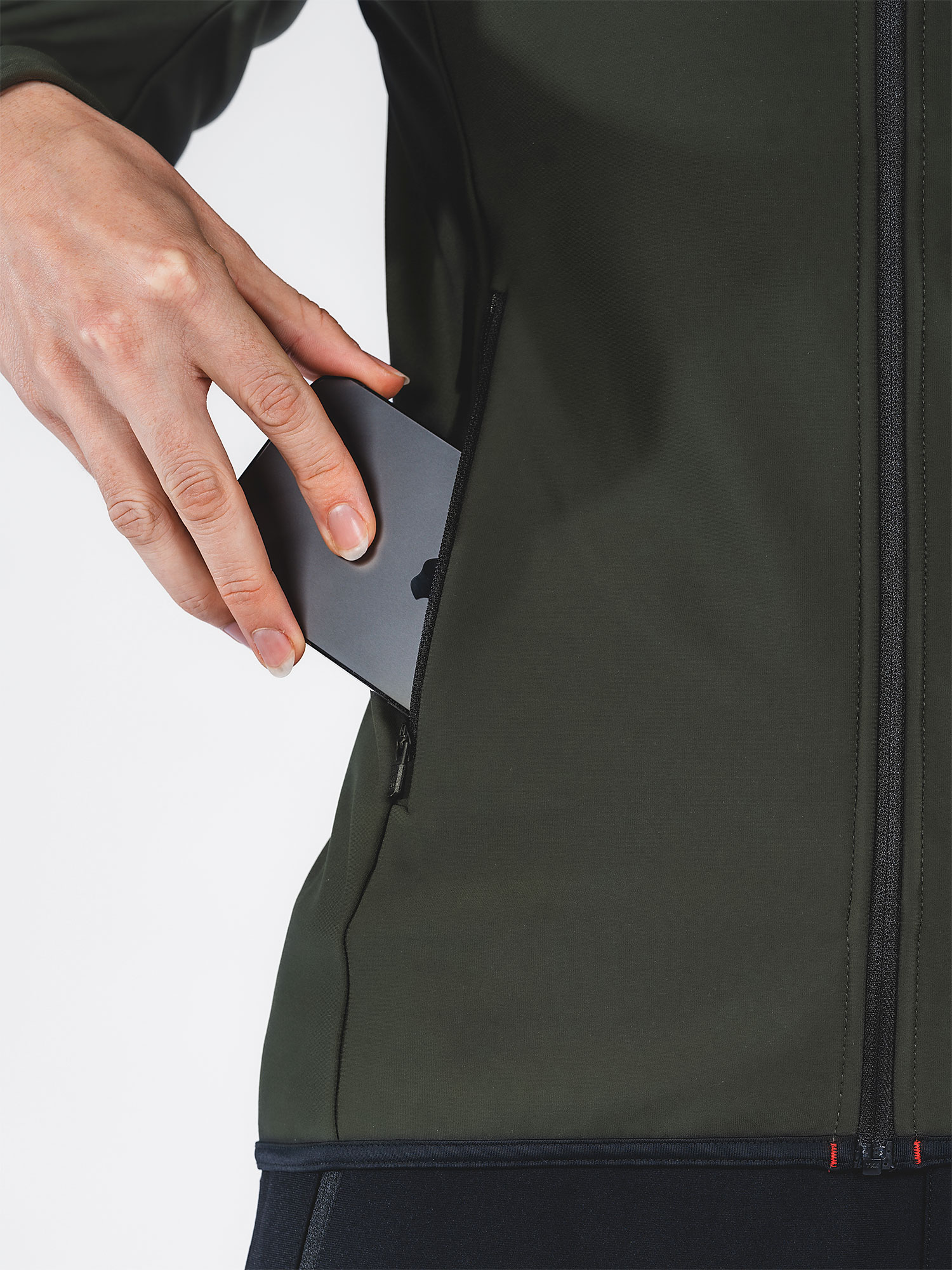 FUSION Recharge Hoodie, Dame-Mørkegrøn