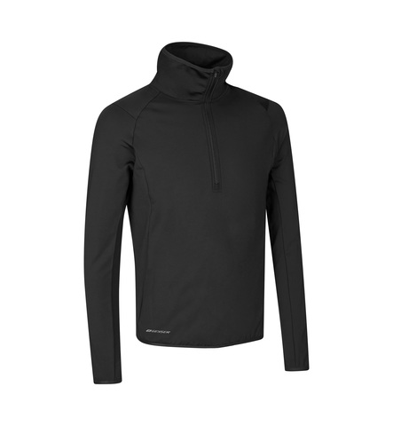 GEYSER stretch trainer Jakke ¼ zip, Herre-Sort