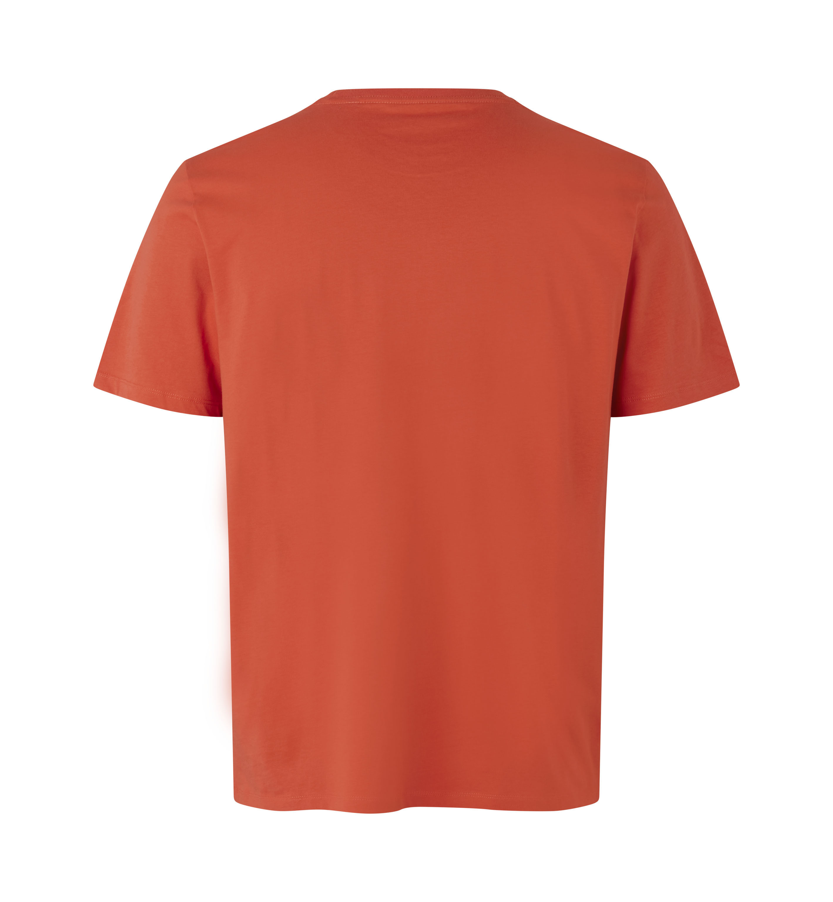 ID Økologisk O-hals T-shirt, herre-Orange