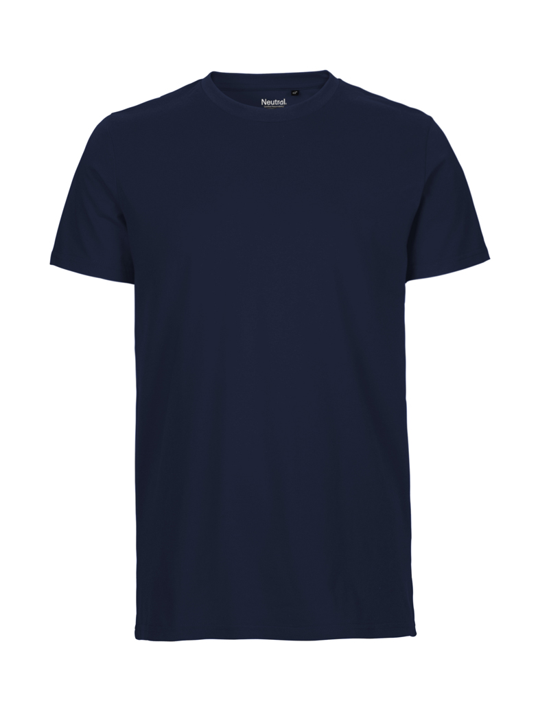 NEUTRAL Fit T-shirt, 100% Økologisk Fairtrade Bomuld-Mørke blå