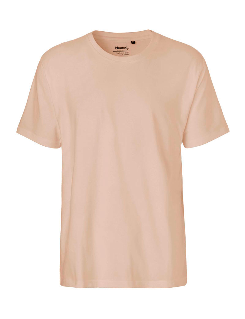 NEUTRAL Classic T-shirt, 100% Økologisk Fairtrade Bomuld-Sand