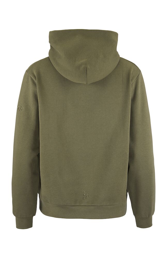 Community 2.0 Hoodie, Dame - 40% rPet 60% Økologisk Bomuld-Army