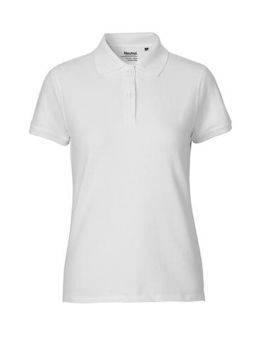 NEUTRAL Classic  Dame Polo, 100% Økologisk Fairtrade Bomuld-Hvid