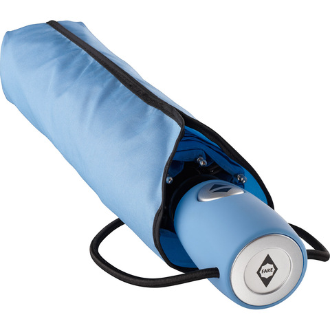 Mini taskeparaply Fare® AOC-Lyseblå