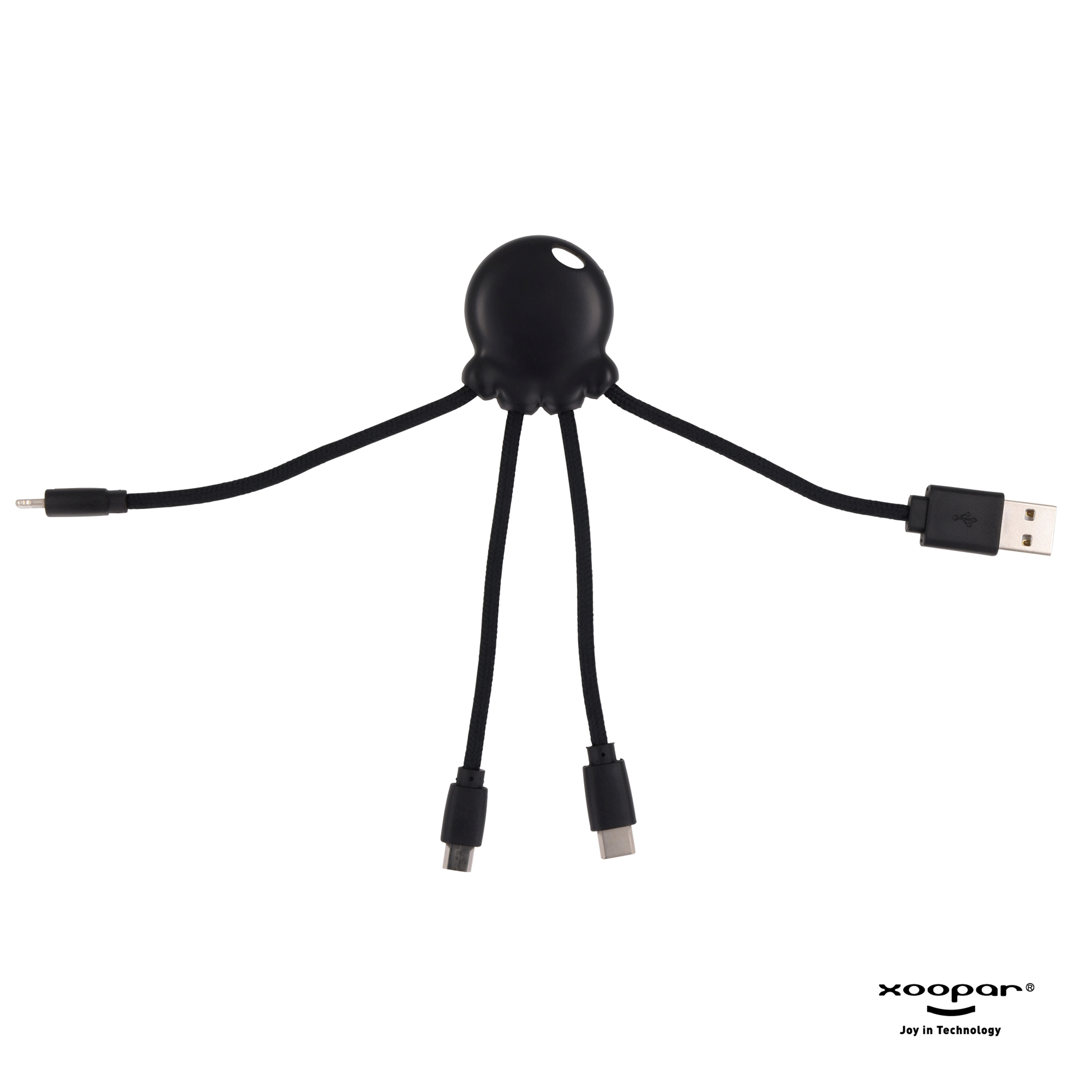 Xoopar Octopus Charging cable - rPet-Sort
