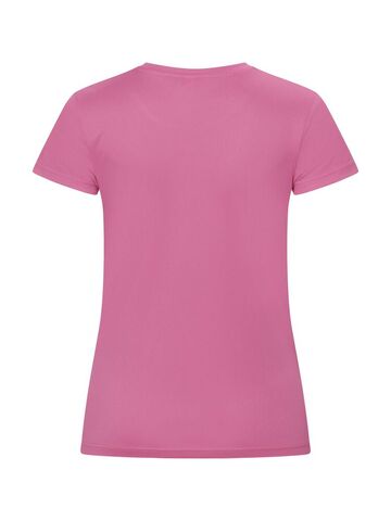 CLIQUE Basic Active-T, Dame, Spun Dyed-Rosa