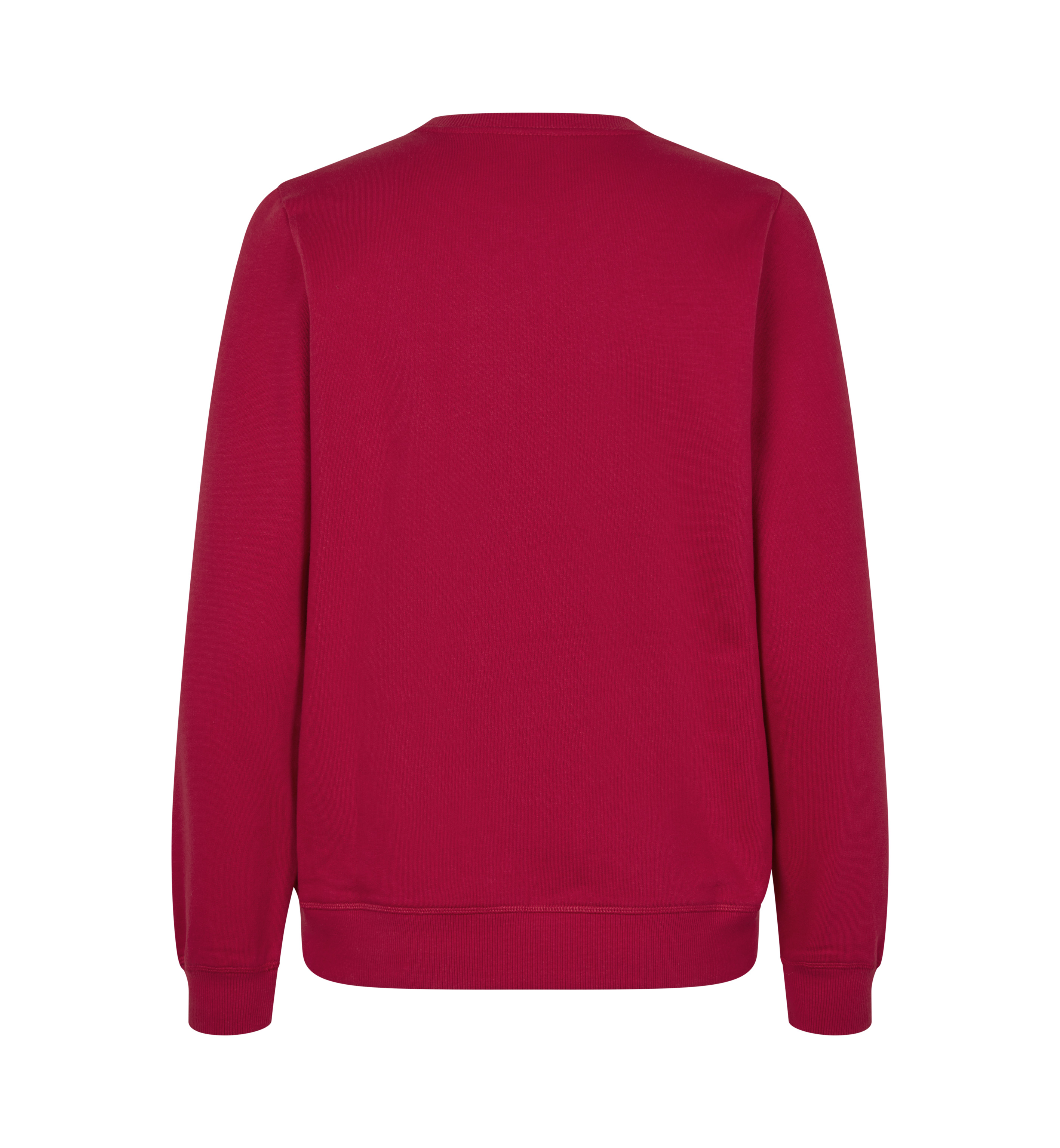 ID Økologisk O-hals Sweatshirt, dame-Rød