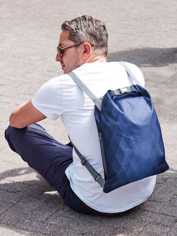 HALFRA Backpack DIAMOND - rPet-Blå