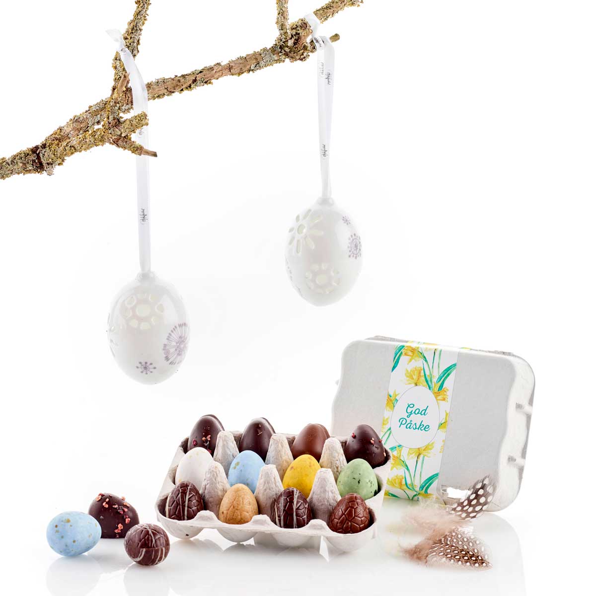BJØRN WIINBLAD Påskeophæng med æggebakke mix-