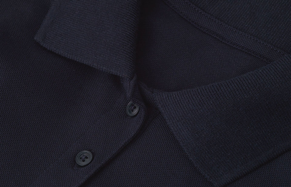 ID Økologisk poloshirt, dame-Navy