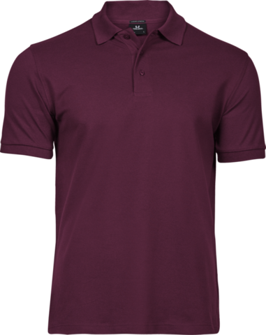 TEE JAYS Luxury Stretch Polo, Økologisk, herre-Blommefarvet