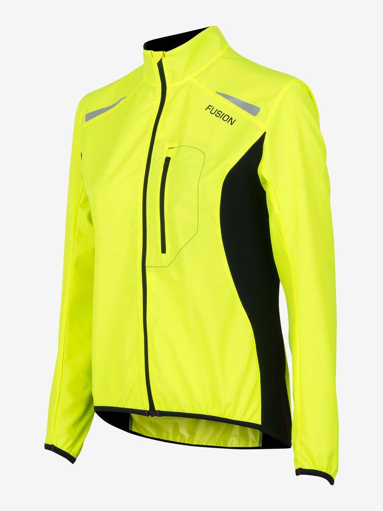 FUSION Løbejakke, dame-Gul