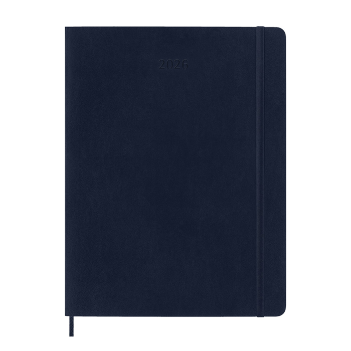 Moleskine XL soft cover 12 måneders notesbog-Marineblå
