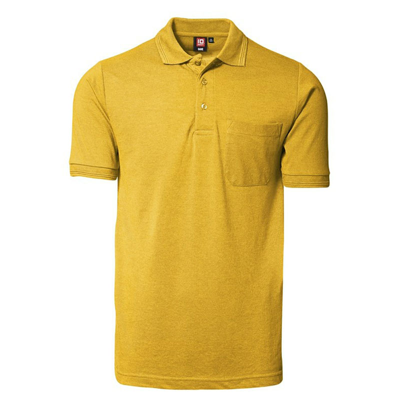 ID Klassisk Poloshirt - Lomme-Gul