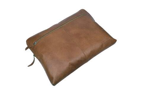 Læder PC Sleeve 15-16 tommer