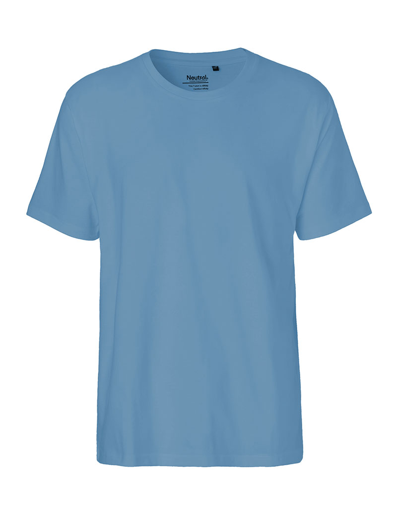 NEUTRAL Classic T-shirt, 100% Økologisk Fairtrade Bomuld-Indigo