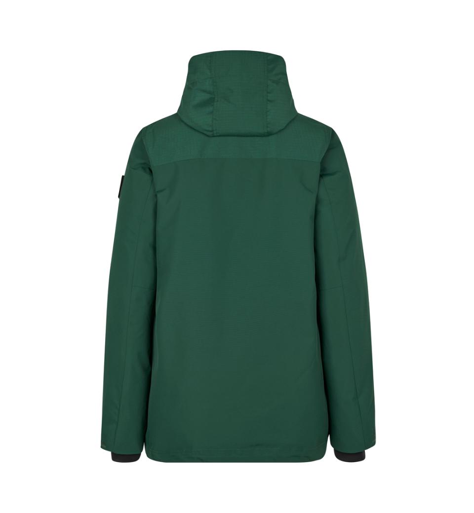 ID Hooded vinterjakke, dame - 100% rPet-Grøn