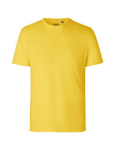 NEUTRAL Performance T-shirt, 100% Genanvendt Polyester-Gul