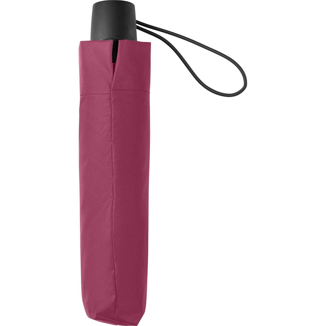 Topløs Mini-Taskeparaply - rPet-Bordeaux Rød