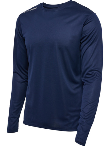 HUMMEL Langærmet T-shirt, Herre - 100% rPet-Navy