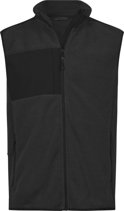 TEE JAYS Fleece vest-Sort