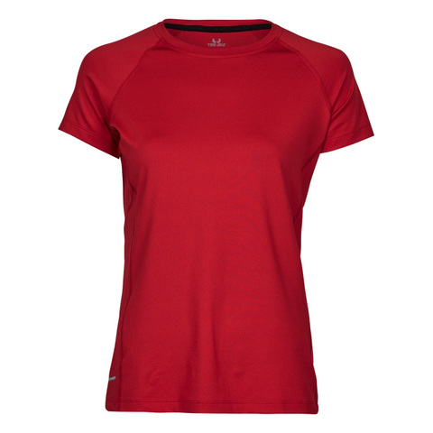 TEE JAYS Ladies Cooldry Tee-Rød