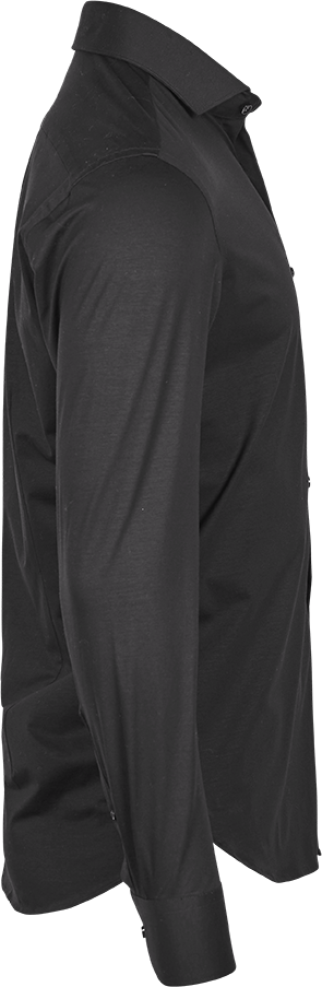 TEE JAYS Active Stretch Skjorte, Herre-Sort
