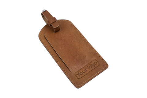Læder Bagage Tag